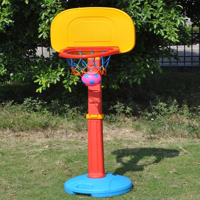 Cột bóng rổ có thể điều chỉnh được chơi ngoài trời giúp trẻ phát triển chiều cao hàng nhập khẩu