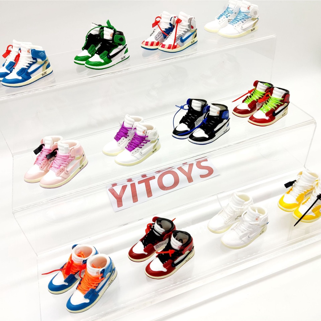 Khuôn Làm Móc Khóa Hình Giày Thể Thao AJ 3D mini
