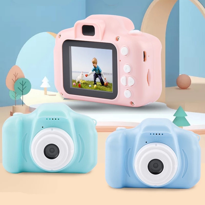 Máy ảnh kỹ thuật số mini 2.0 inch 1080P dùng thẻ nhớ Ngôn ngữ Tiếng Anh (có bảo hành) | BigBuy360 - bigbuy360.vn