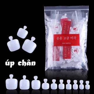 Móng úp chân HQ  đủ size(600 móng)