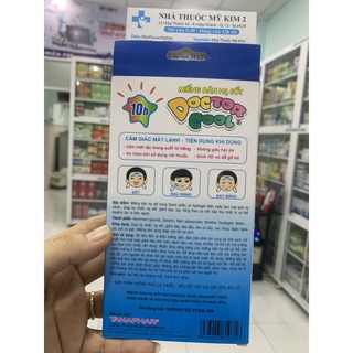 Miếng dán hạ sốt Docter Cool (Hộp 6 miếng dán) - Nguồn gốc thảo dược