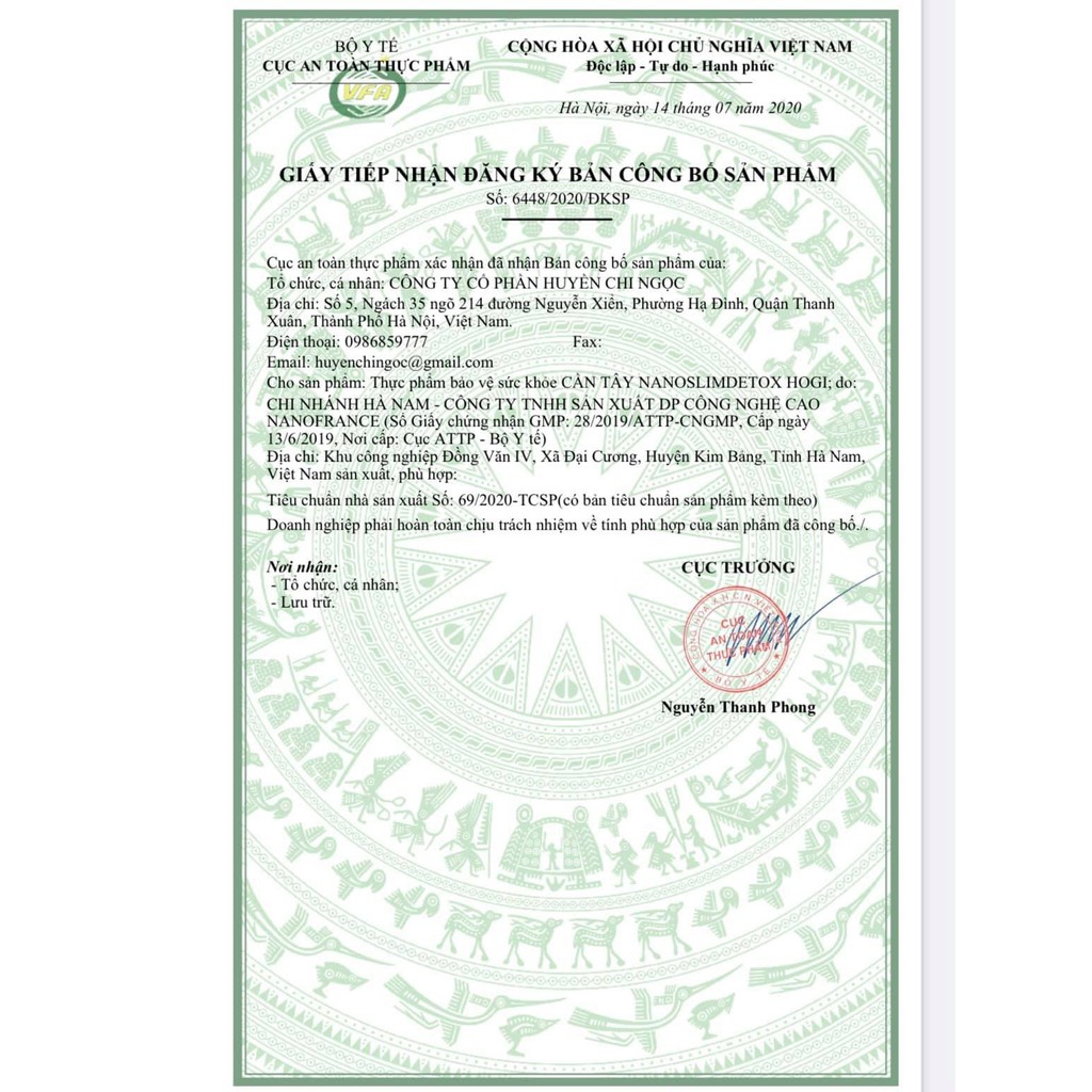 Tinh chất cần tây Nano Slim Detox Hogi hỗ trợ giảm cân, tinh chất cần tây giúp thải độc, thanh lọc cơ thể | BigBuy360 - bigbuy360.vn