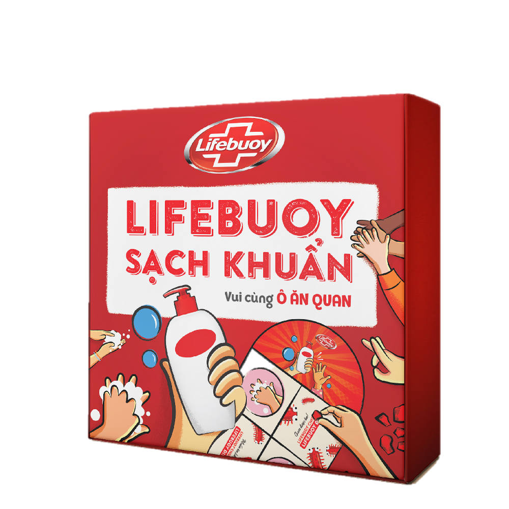 Bộ trò chơi Ô ăn quan Lifebuoy sạch khuẩn