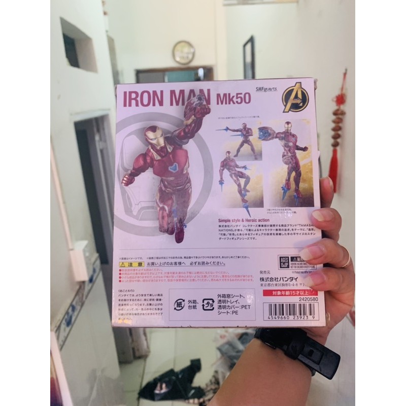 Mô hình SHF IRON MAN MK50 INFINITY WAR