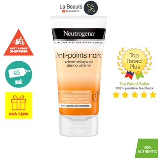  Neutrogena Visibly Clear Crème Désincrustant Points Noirs - Sữa Rửa Mặt Loại Bỏ Mụn Đầu Đen Mụn Nhỏ Li Ti 150ml 