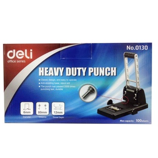 (Sẵn) Máy đục lỗ Deli 0130 ( đục 100 tờ )