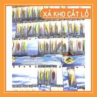 Mồi Câu Lure Mồi Câu Cá 2 Lưỡi 3 tiêu