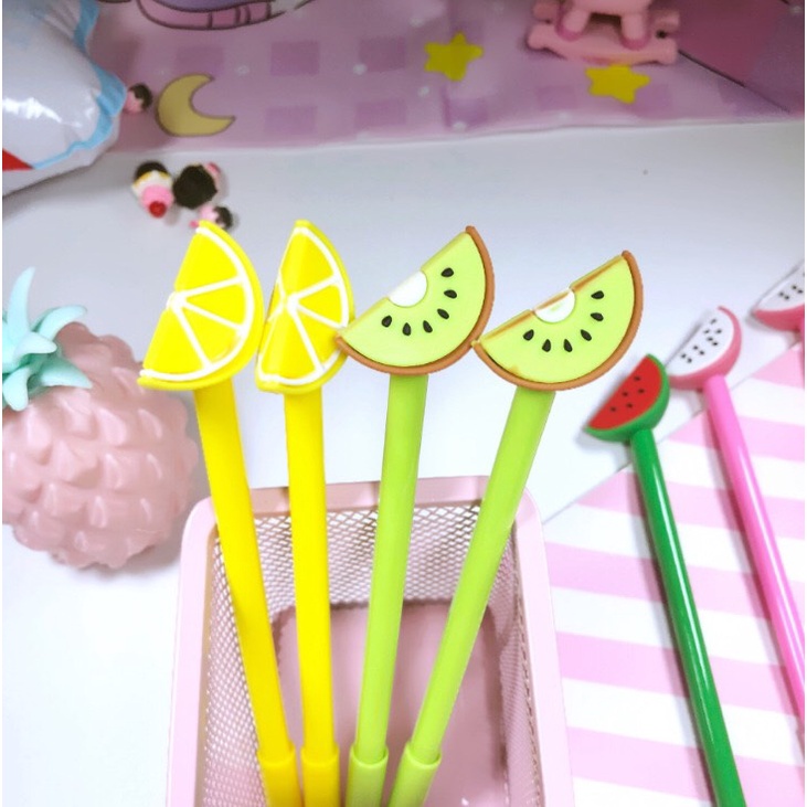 Combo 3 Bút Bi Màu Nước Siêu Kute Cho Bé BS_36 , Bút Bi Mực Nước Nét Bút 0.5mm Có Nhiều Màu Và Hình Cho Bé