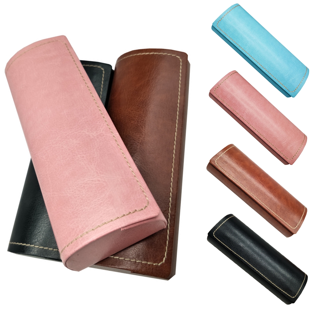 Hộp đựng mắt kính da nhân tạo khóa từ tính chống nước và bụi bẩn
