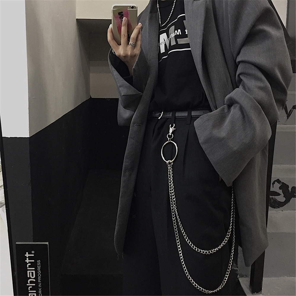 Dây Xích Gắn Thắt Lưng Làm Từ Kim Loại Thời Trang Cá Tính
