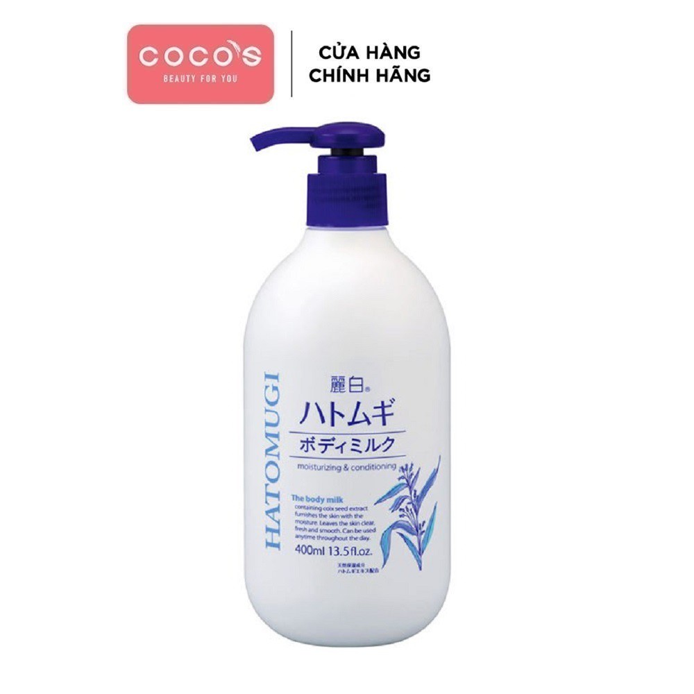 Sữa Dưỡng Thể Reihaku Hatomugi Cấp Ẩm Làm Min Da Moisturizing & Conditioning The Body 400ml