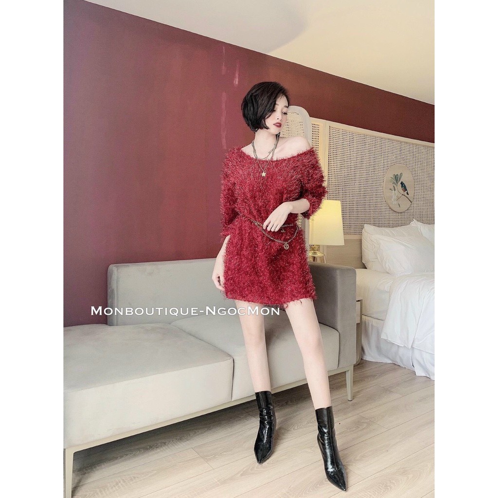 Váy Suông Nữ, Đầm Suông Form Rộng Chất Len Lông Thời Trang Gợi Cảm Quý Phái Lựa Chọn Hoàn Hảo Cho Bạn Nữ. | BigBuy360 - bigbuy360.vn