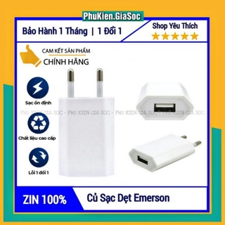 Củ sạc dẹt emerson dành cho iphone | hàng chuẩn chất lượng | zin new 100% | bảo hành 1 đổi 1