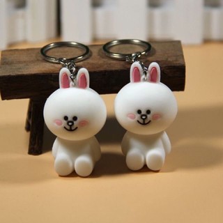 Móc Khóa Thỏ Cony Và Gấu Brown