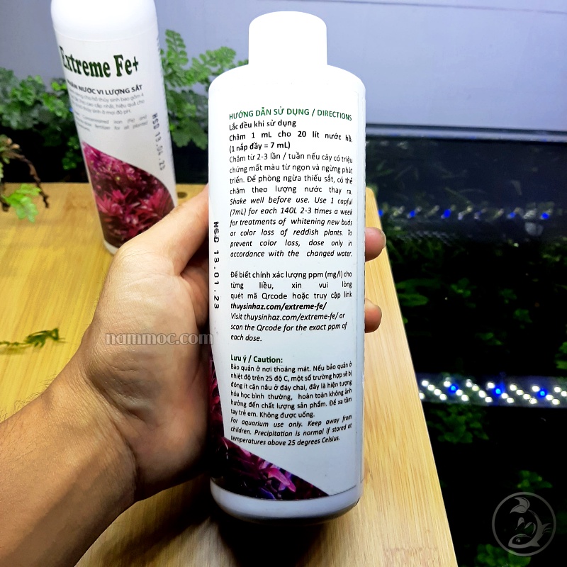 Extreme Fe+  | Phân nước vi lượng cung cấp Sắt cho cây Thuỷ Sinh
