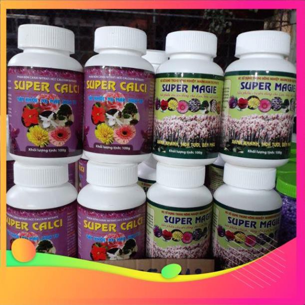 VNUA -  Combo bộ 2 sản phẩm super Magie và super Canxi lọ 100gr