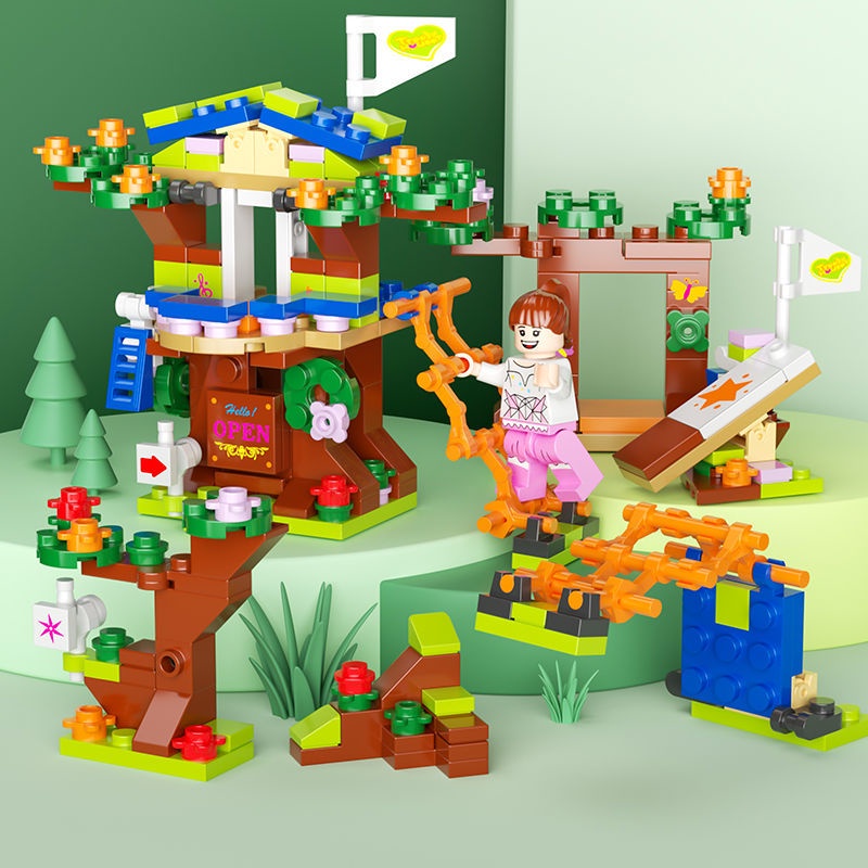 ♛Bộ Lắp Ghép Lego Xe Cảnh Sát Dành Cho Trẻ Em