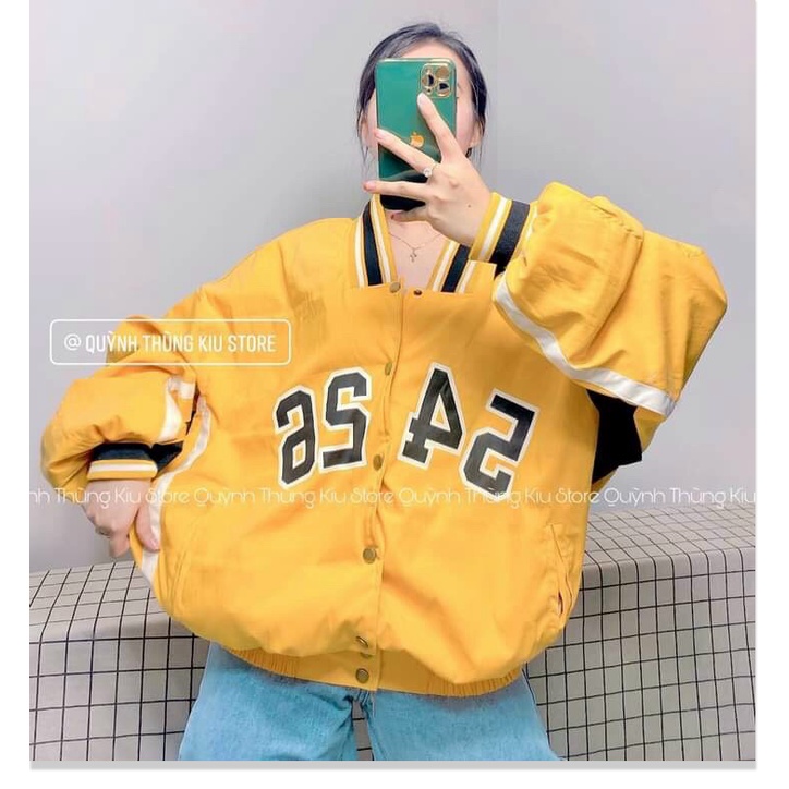 Áo Khoác Bomber Nữ Form Rộng In Số 5426 Mẫu Mới Cực Hot - NGỌC HÂN FASHION