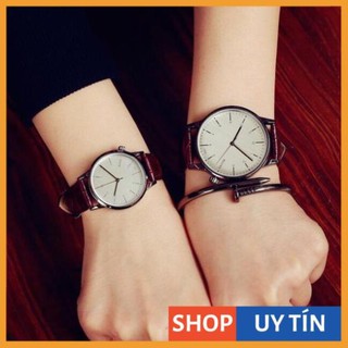 Đồng hồ cặp nam nữ Weesky L6040 dây da 3 màu hot