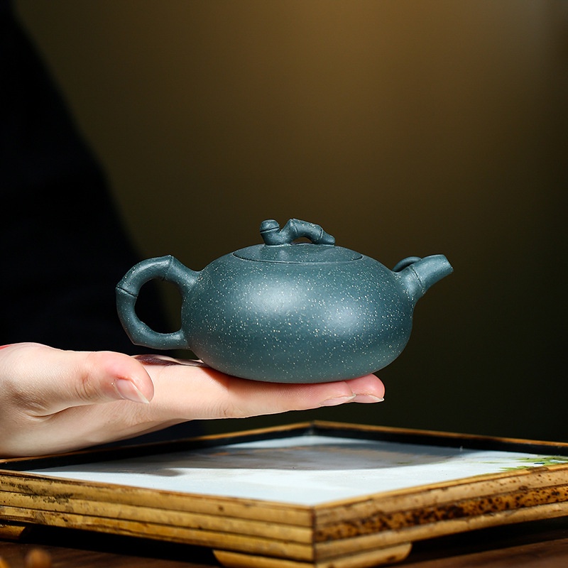 Ấm Tử Sa Nghi Hưng Trúc Hiệp Thiên Viên 160 ml (Lục Nê)