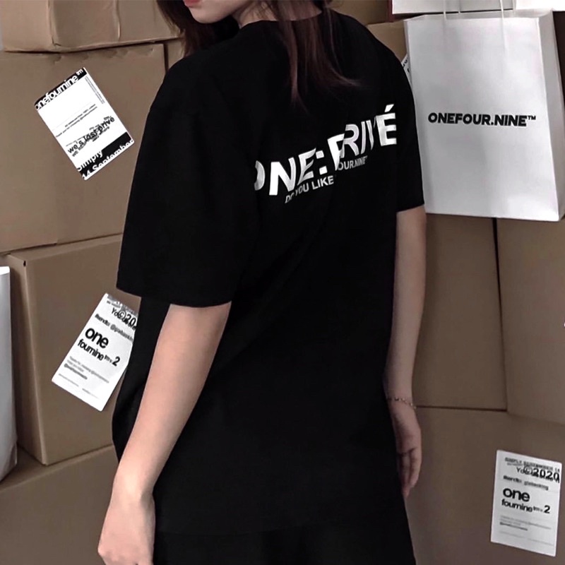 Áo Thun One Privé Màu Đen