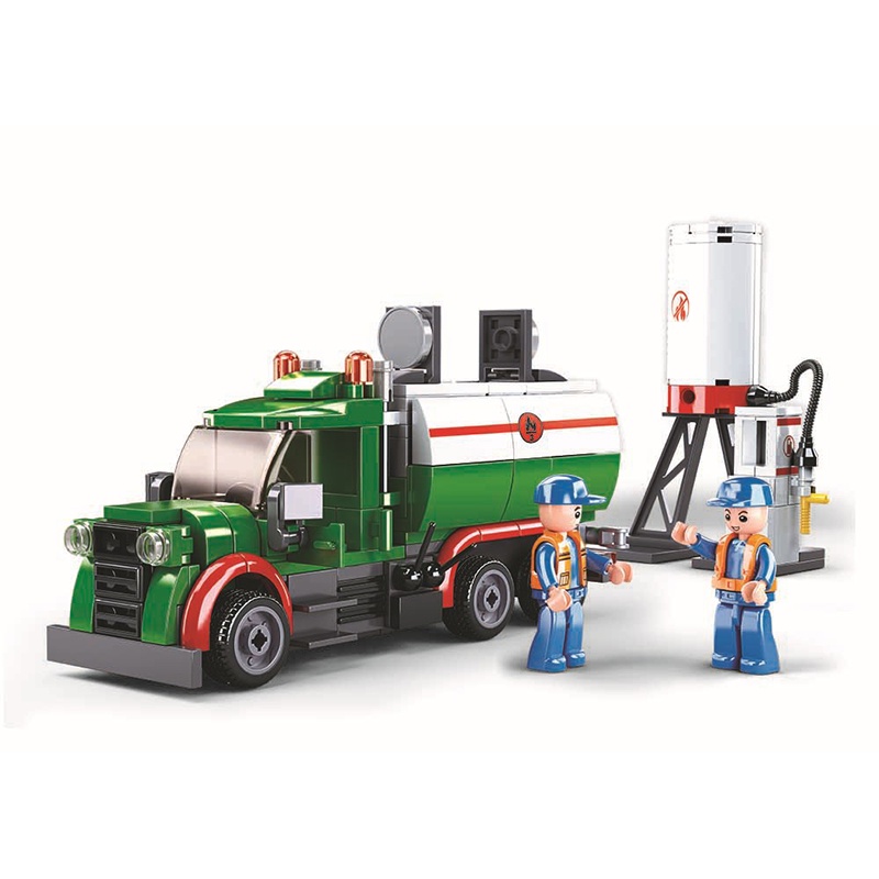 SLUBAN Bộ Đồ Chơi Lắp Ráp LEGO Xe Tăng Thành Phố 267 Mảnh Độc Đáo Cho Bé