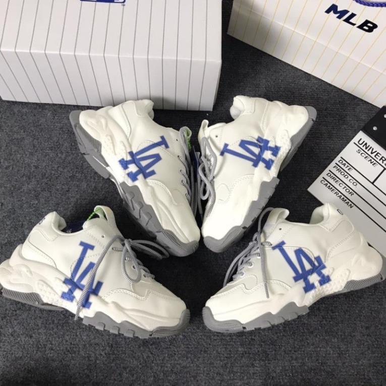 Giày Sneaker Mlb LA, Giày Thể Thao Đế Cao Siêu Hot Siêu Xinh Full Size