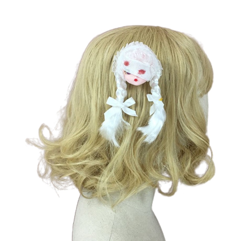 Kẹp Tóc Dài Đính Nơ Xinh Xắn Cho Búp Bê