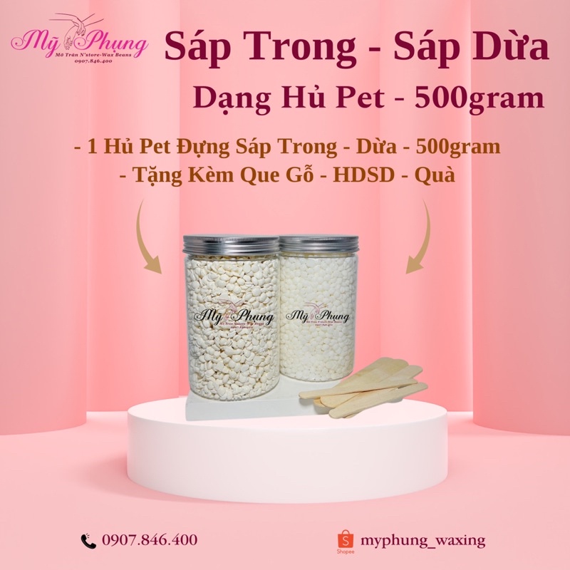 SÁP WAX LÔNG - DỪA  500gr