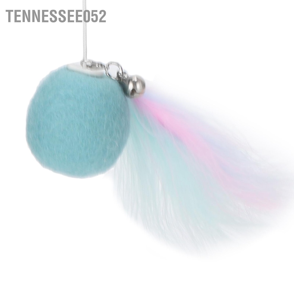 Tennessee052 Cần câu bằng len Loại cần điện tự động Mèo Teaser Stick Lông thú cưng Đồ chơi với Catmint