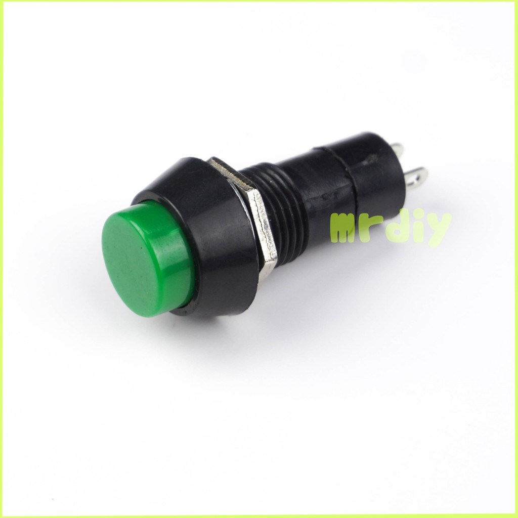 Công tắc tròn nhấn khóa màu Xanh - Đỏ PBS-11A 12mm