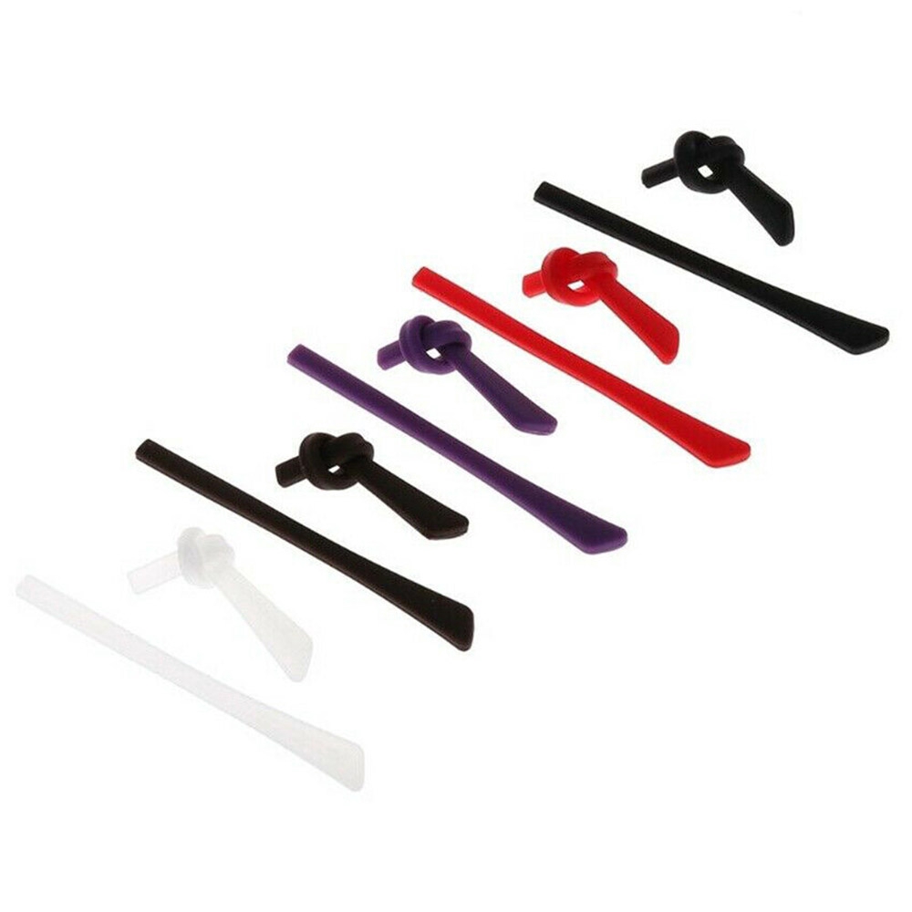 Móc tai bọc gọng kính bằng silicon chống trượt tiện dụng khi chơi thể thao