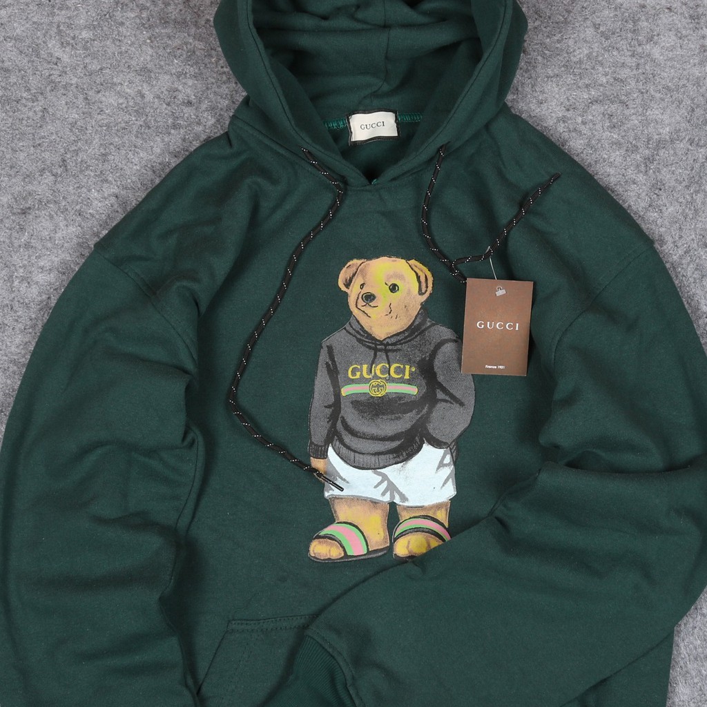 Áo Hoodie Gucci In Hình Gấu Thời Trang Cho Nam