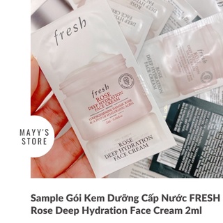 Sample Kem dưỡng cấp nước FRESH Rose Deep Hydration Face Cream