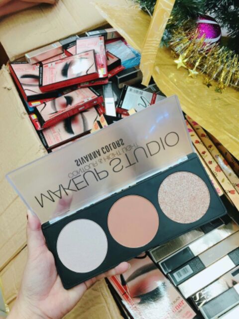 Bảng Phấn tạo khối 3 ô Sivanna | BigBuy360 - bigbuy360.vn