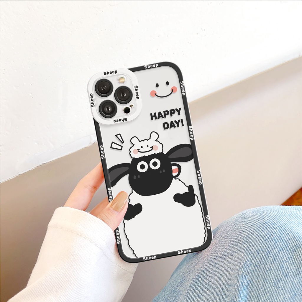 Ốp lưng iphone Cừu Shaun trong cạnh vuông 6/6plus/6s/6splus/7/7plus/8/8plus/x/xs/11/12/13/14/pro/max/promax/plus