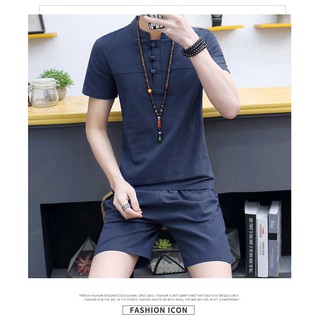 ( SALE SÔC) bộ  Đũi Nam cộc tay MẶC CỰC PHÊ