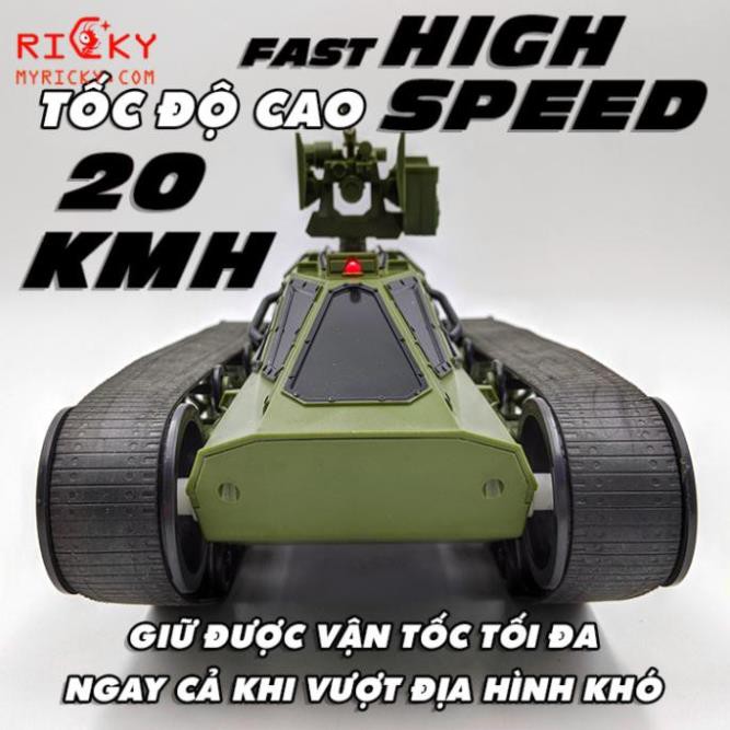 Xe Tank Fast & Furious điều khiển - Tốc độ 20km/h - Pin sạc