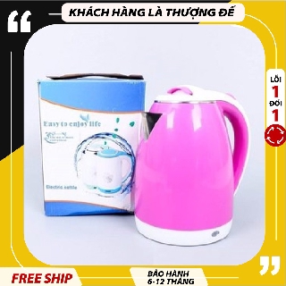 Ấm siêu tốc Electric 2 lớp cách điện cách nhiệt, ấm siêu tốc tiết kiệm điện