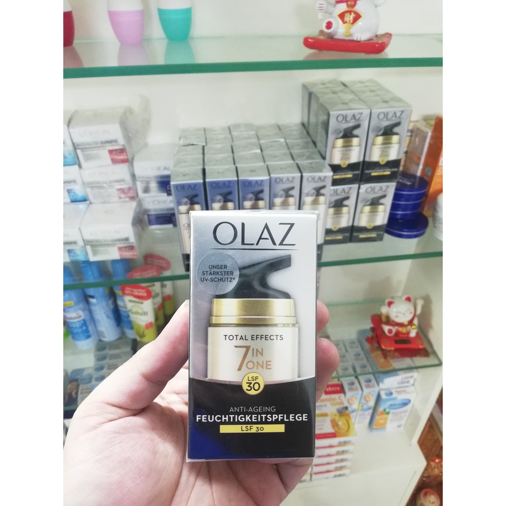 Kem dưỡng da OLAZ TOTAL EFFECTS 7 in 1 Ngày và Đêm - Hàng Olay nhập Đức