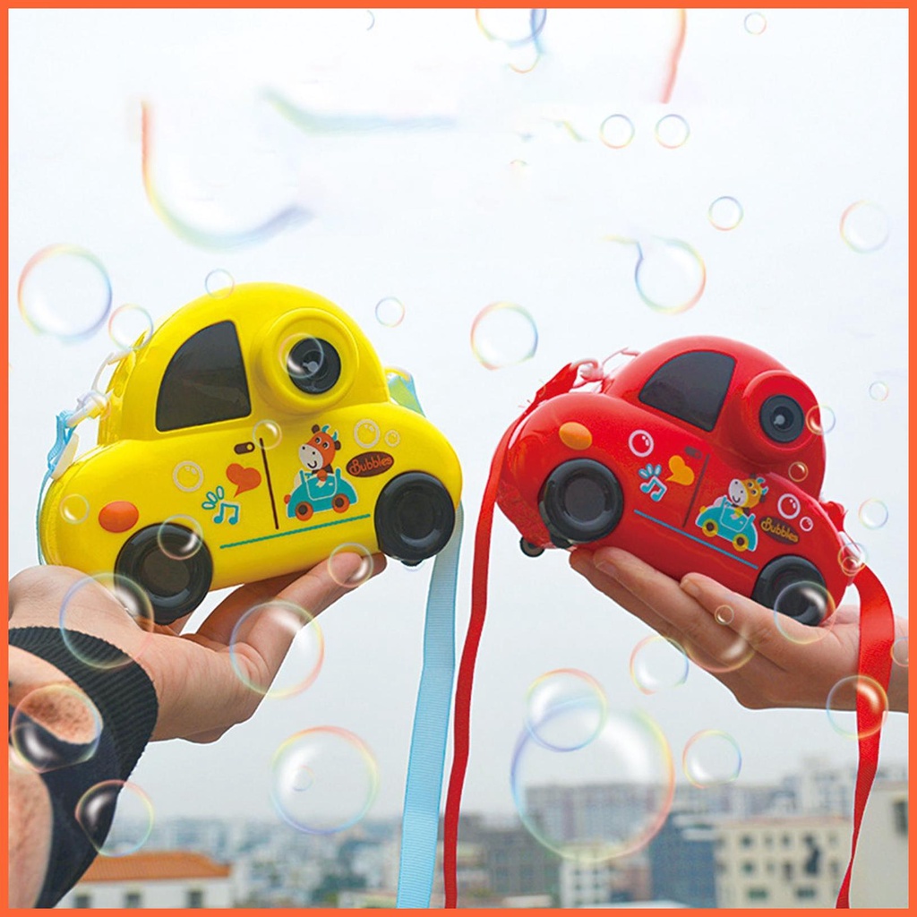Máy Thổi Bong Bóng Tự Động Hình Xe Hơi Cho Bé