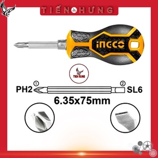 75mm Tuốc nơ vít 2 đầu Ingco AKISD0202