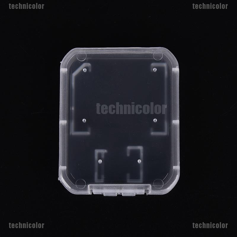 Set 10 Hộp Nhựa Trong Suốt Đựng Thẻ Nhớ SD SDHC SDXC