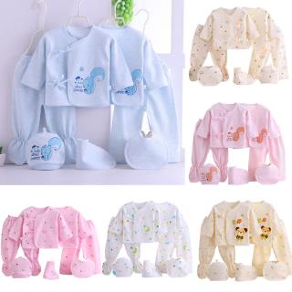 Set đồ 7 món in hình xinh xắn cho bé sơ sinh