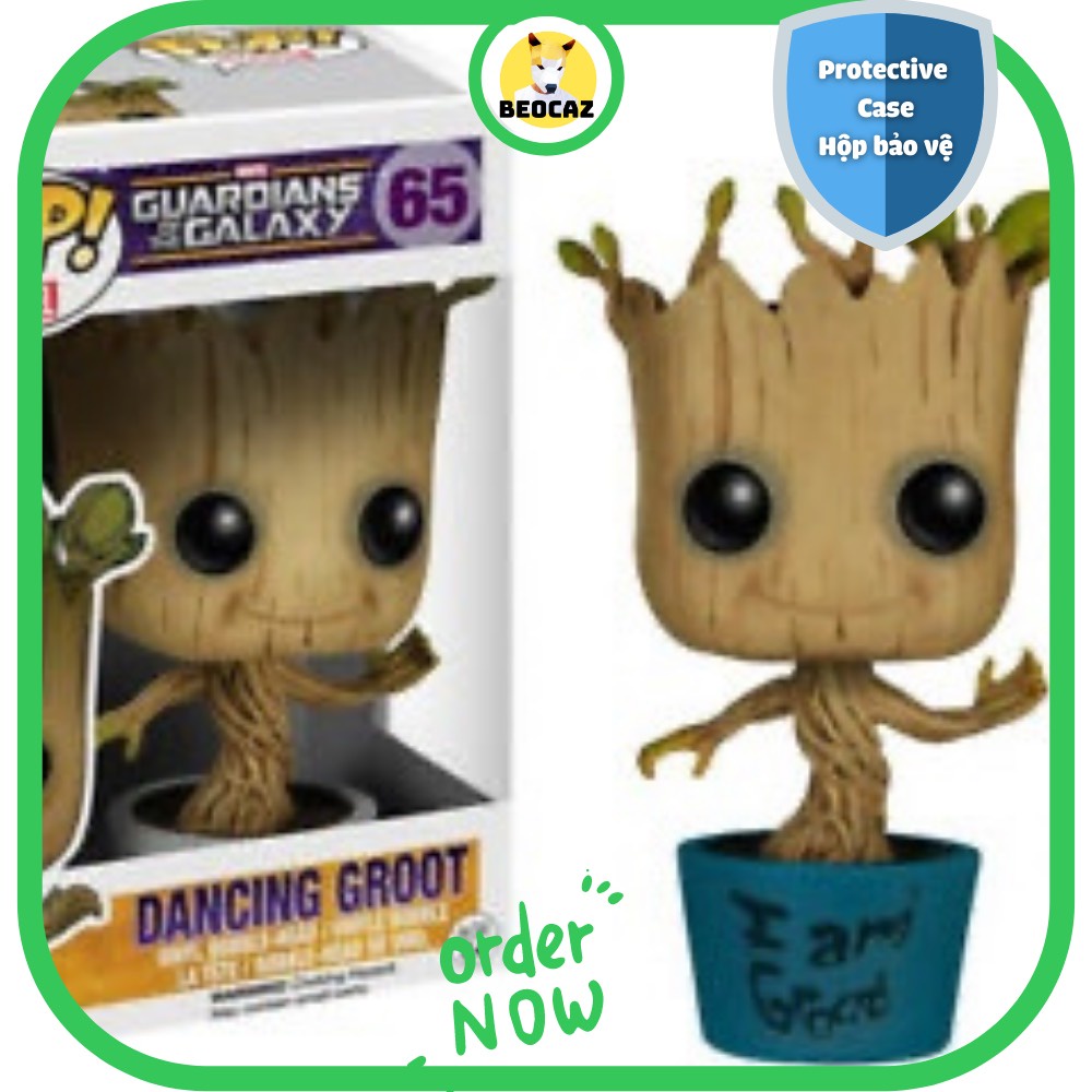 [Ship Hỏa Tốc] [Tặng Hộp Bảo Vệ] [Chính hãng] Mô hình Funko Dancing Groot Vệ binh dải ngân hà Guardian of Galaxy Marvel