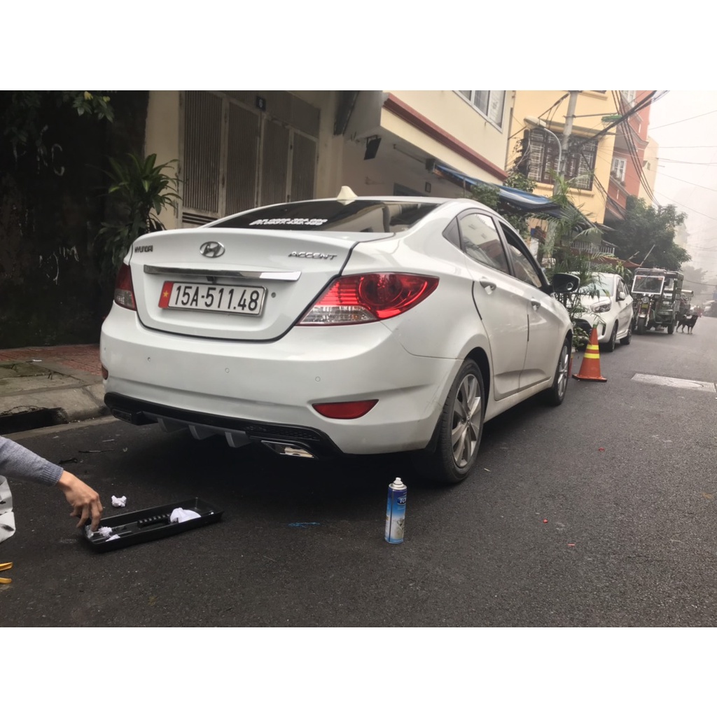 Lippo, Lip Chia Pô,Ốp Cản Sau Cho xe Accent Hàng Cao Cấp Loại 1