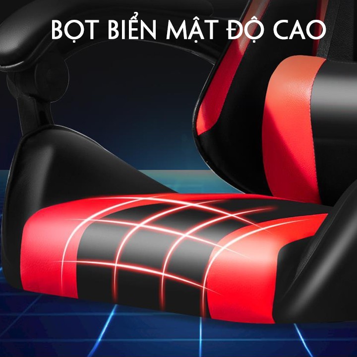 Ghế gaming GEGame bọc da cao cấp có gác chân