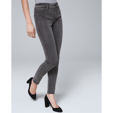 Quần Jeans Super Skinny Xám Lưng Cao Gắn Nhầm Nhãn Size - 3413 sô đo chưa tính độ coa giản +4cm