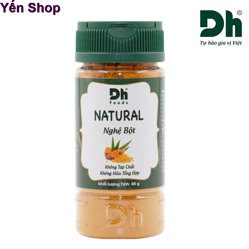Nghệ Bột của Dh Foods 40g | NATURAL | 100% nghệ tươi nguyên chất | Yến Shop