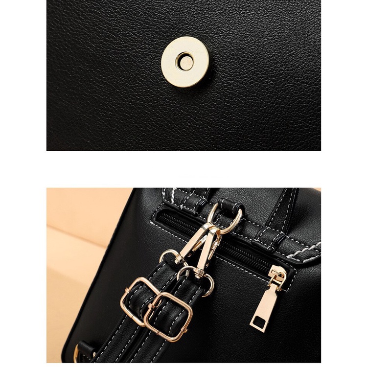 Ba lô Chuwanglin chất liệu da cỡ nhỏ đa năng thời trang cho nữ